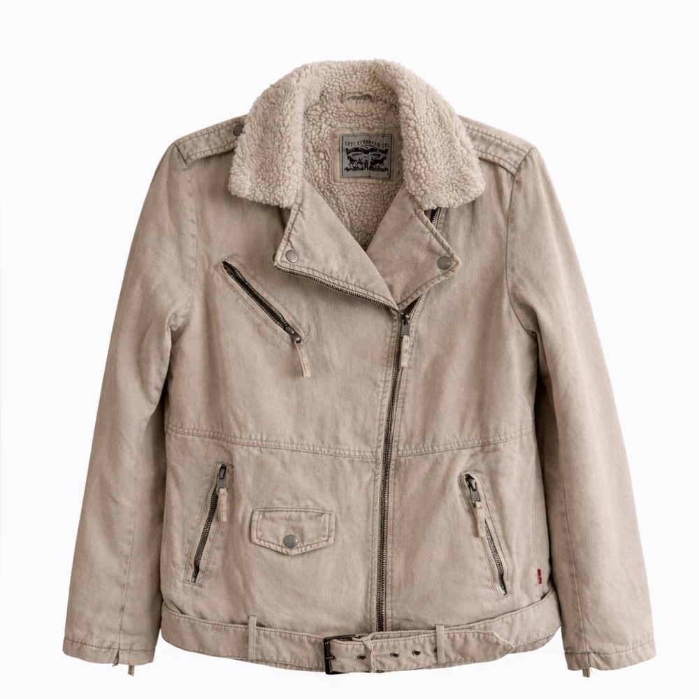 Levi’s Strauss & Co. Sherpa-Lined Moto Jacket.
